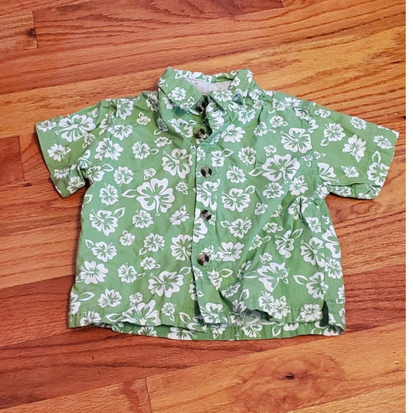 Bundle of Boys Cotton Shirts Size 6-9 Months Greendog Place 1989 George - Picture 10 of 12
